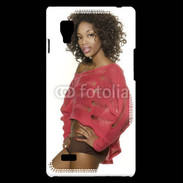 Coque LG Optimus L9 Femme africaine glamour et sexy 5
