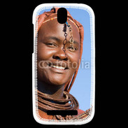 Coque HTC One SV Femme tribu afrique