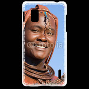 Coque LG Optimus G Femme tribu afrique