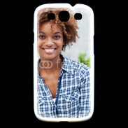 Coque Samsung Galaxy S3 Femme afro glamour