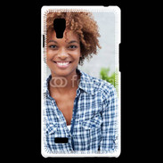 Coque LG Optimus L9 Femme afro glamour