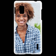 Coque LG Optimus G Femme afro glamour