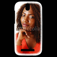 Coque HTC One SV Femme afro glamour 2