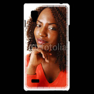 Coque LG Optimus L9 Femme afro glamour 2