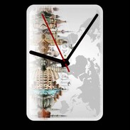 Grande pendule murale Tour du monde 4
