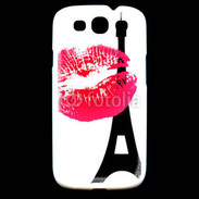 Coque Samsung Galaxy S3 Tour eiffel bisous