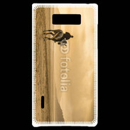 Coque LG Optimus L7 Ballade à cheval sur la plage