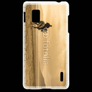 Coque LG Optimus G Ballade à cheval sur la plage