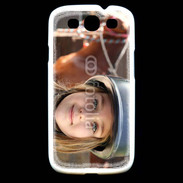Coque Samsung Galaxy S3 Petite fille équitation