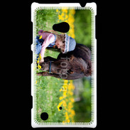 Coque Nokia Lumia 720 Enfant et cheval