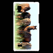 Coque LG Optimus L9 Groupe de chevaux