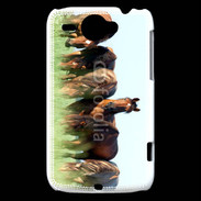 Coque HTC Wildfire G8 Groupe de chevaux