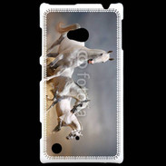 Coque Nokia Lumia 720 Groupe de chevaux blancs