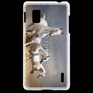 Coque LG Optimus G Groupe de chevaux blancs