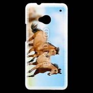 Coque HTC One Course de chevaux