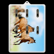 Porte clés Course de chevaux