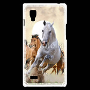 Coque LG Optimus L9 Course de chevaux 2