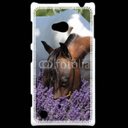 Coque Nokia Lumia 720 Cheval sentant la lavande 
