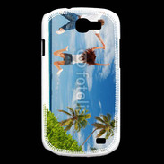 Coque Samsung Galaxy Express Couple sautant devant la mer
