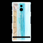 Coque Sony Xperia P Mer et coquillages