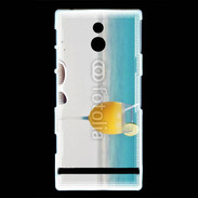 Coque Sony Xperia P Cocktail mer