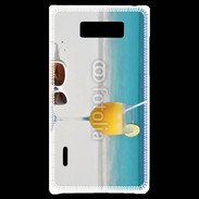 Coque LG Optimus L7 Cocktail mer