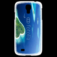 Coque Samsung Galaxy S4 île en former de cœur au milieu de la mer