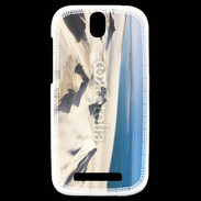 Coque HTC One SV Dunes vue mer