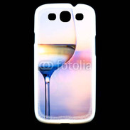 Coque Samsung Galaxy S3 Vin blanc vue mer