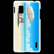 Coque LG Optimus G Transats vue mer