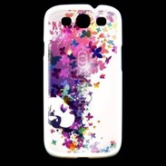 Coque Samsung Galaxy S3 Cheveux de papillons