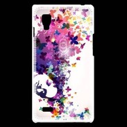 Coque LG Optimus L9 Cheveux de papillons