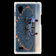 Coque LG Optimus L9 Couple romantique devant la mer