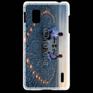 Coque LG Optimus G Couple romantique devant la mer