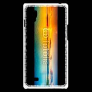 Coque LG Optimus L9 Couché de soleil mer