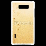 Coque LG Optimus L7 Empreintes de pieds