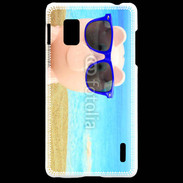 Coque LG Optimus G Cochon à la mer