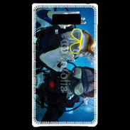 Coque LG Optimus L7 Couple de plongeurs