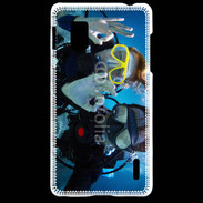 Coque LG Optimus G Couple de plongeurs