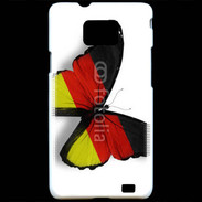 Coque Samsung Galaxy S2 Papillon Allemand