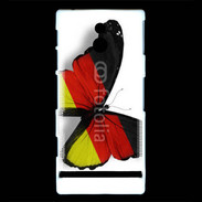 Coque Sony Xperia P Papillon Allemand