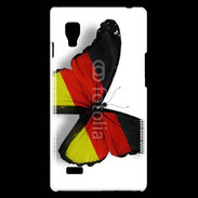 Coque LG Optimus L9 Papillon Allemand