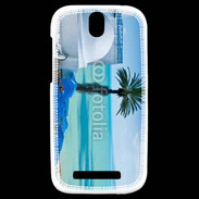 Coque HTC One SV Village vue mer