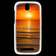 Coque HTC One SV Couché de soleil mer 2