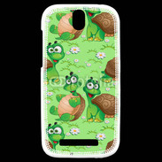 Coque HTC One SV Bande dessinée de tortue