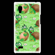 Coque LG Optimus L9 Bande dessinée de tortue