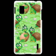 Coque LG Optimus G Bande dessinée de tortue