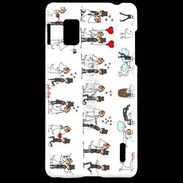 Coque LG Optimus G Bande dessinée de mariés