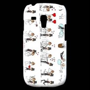 Coque Samsung Galaxy S3 Mini Bande dessinée de mariés