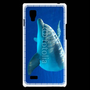 Coque LG Optimus L9 Portrait de dauphin 5